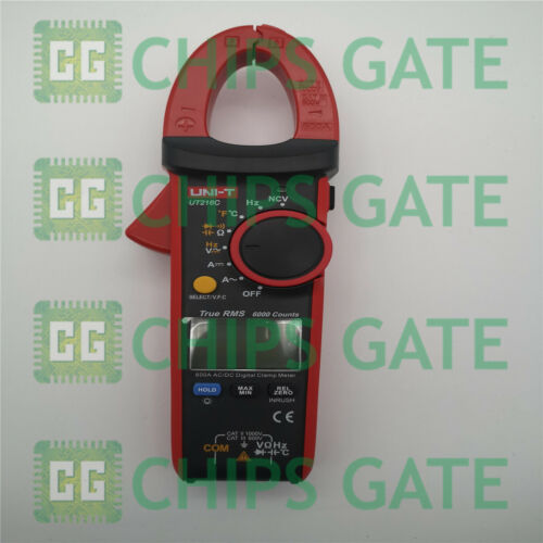 Digital Clamp Meter Auto Range Freq Cap Temp NCV Test UT216C UNI-T 600A T