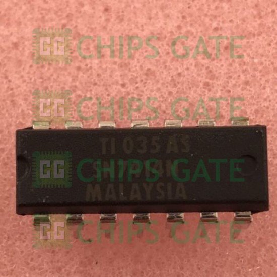 IC SN7414J Texas Instruments, Inverter Esagonale 7414, Nuovo Vecchio Stock (NOS)