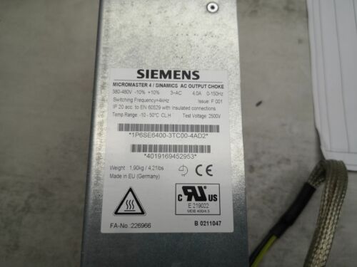 Siemens 6SE6400-3TC00-4AD2 6SE6 400-3TC00-4AD2