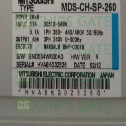 MDS-CH-SP-260