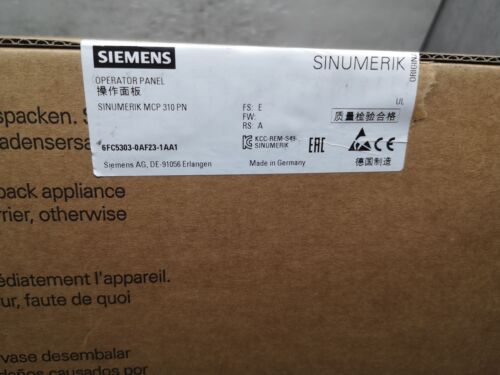 Siemens 6FC5303-0AF23-1AA1 Control Panel 6FC5 303-0AF23-1AA1