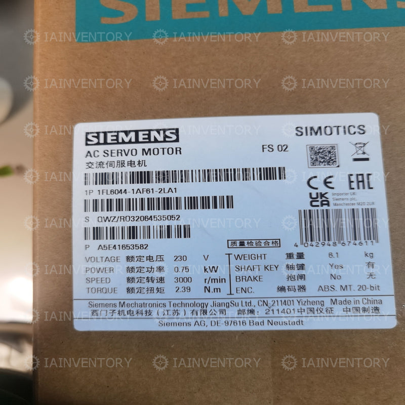 1FL6044-1AF61-2LB1 Siemens