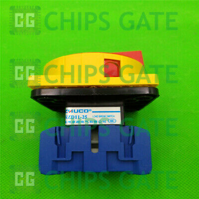 SZD11-25A Self Locking AC 600V 25A 2 Position Cam Combination Changeover