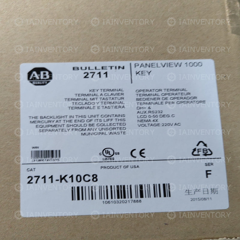 2711-K10C8 Allen-Bradley