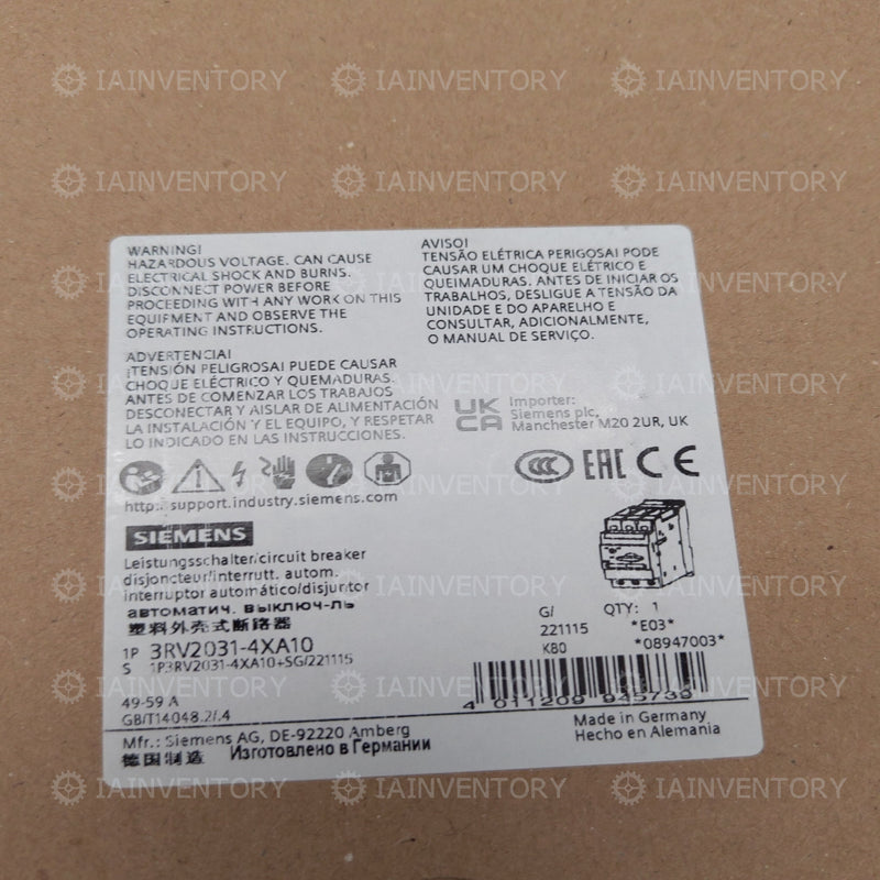 3RV2031-4XA10--NEW