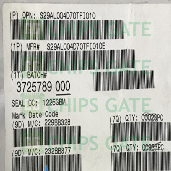 S29AL004D70TFI010